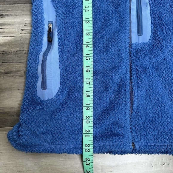 Patagonia Polar Tech Fleece Jacket Women's Blue No Size Tag Fits Like S - Picture 7 of 7